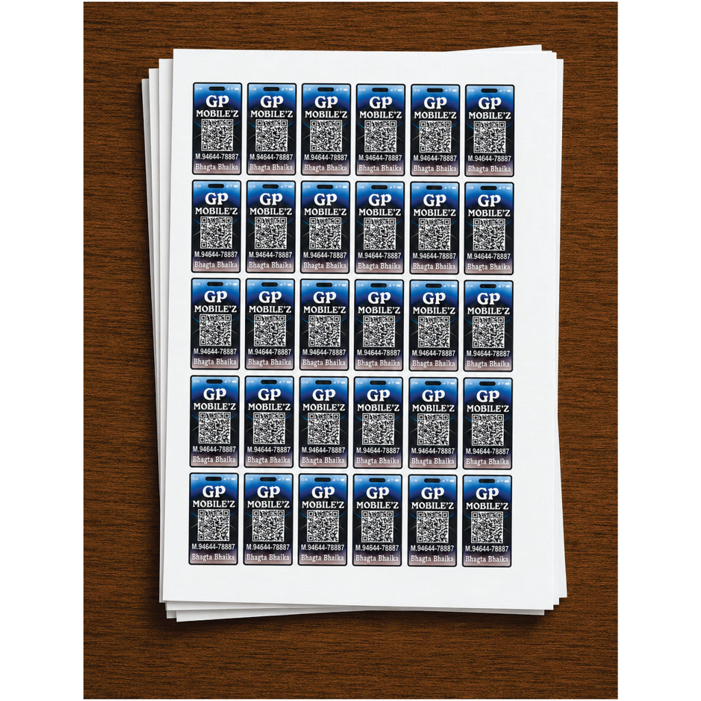 CUSTOM STICKER MO 59| 100 SHEETS