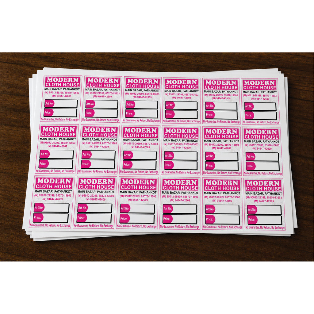 CUSTOM STICKER CL 05| 100 SHEETS