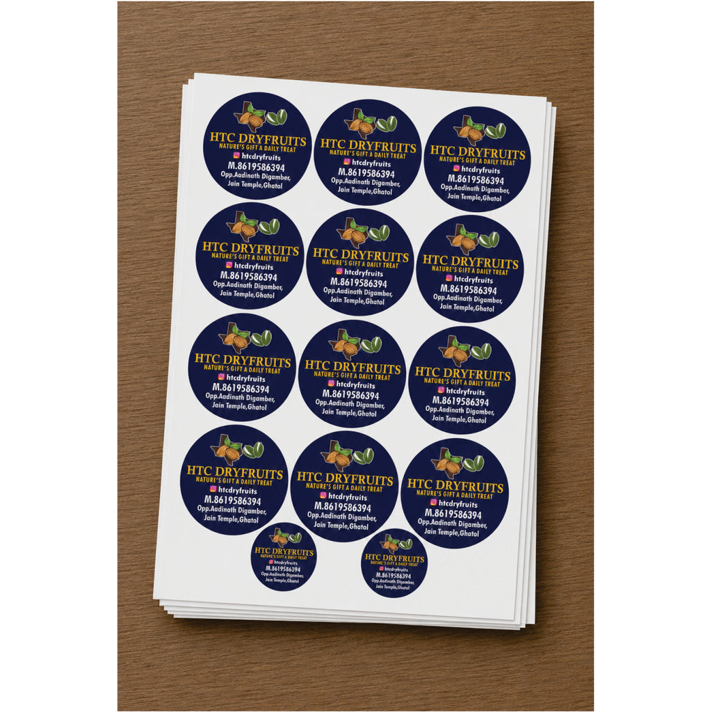 CUSTOM STICKER GR 06| 100 SHEETS