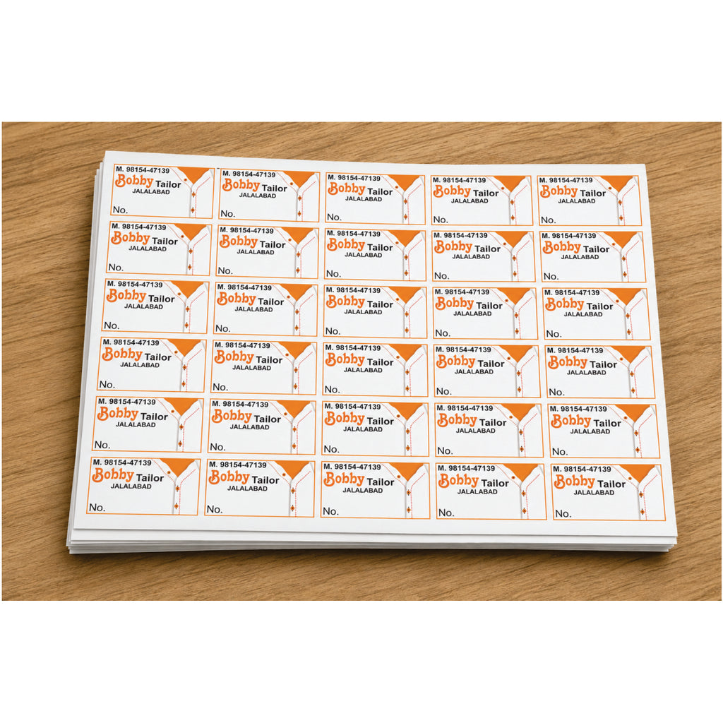 CUSTOM STICKER TA 06| 100 SHEETS