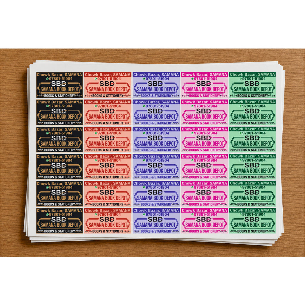 CUSTOM STICKER Bo 06| 100 SHEETS