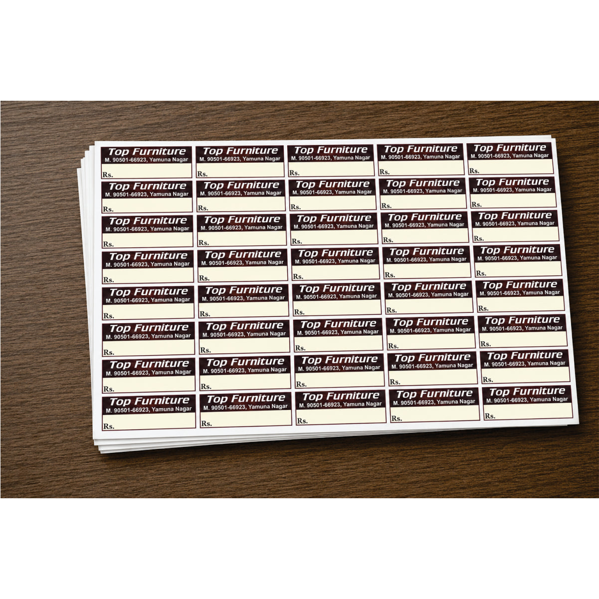 CUSTOM STICKER FUR 06| 100 SHEETS