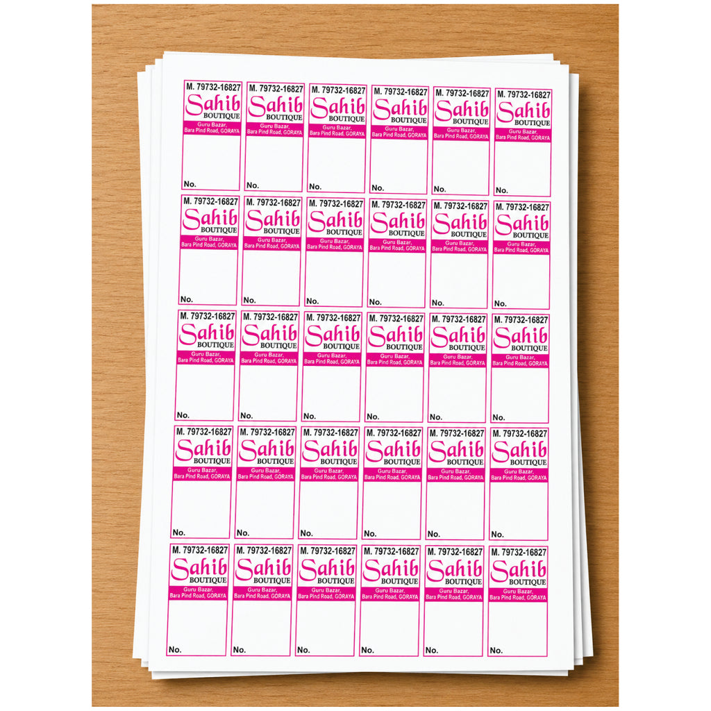 CUSTOM STICKER BOT 07| 100 SHEETS
