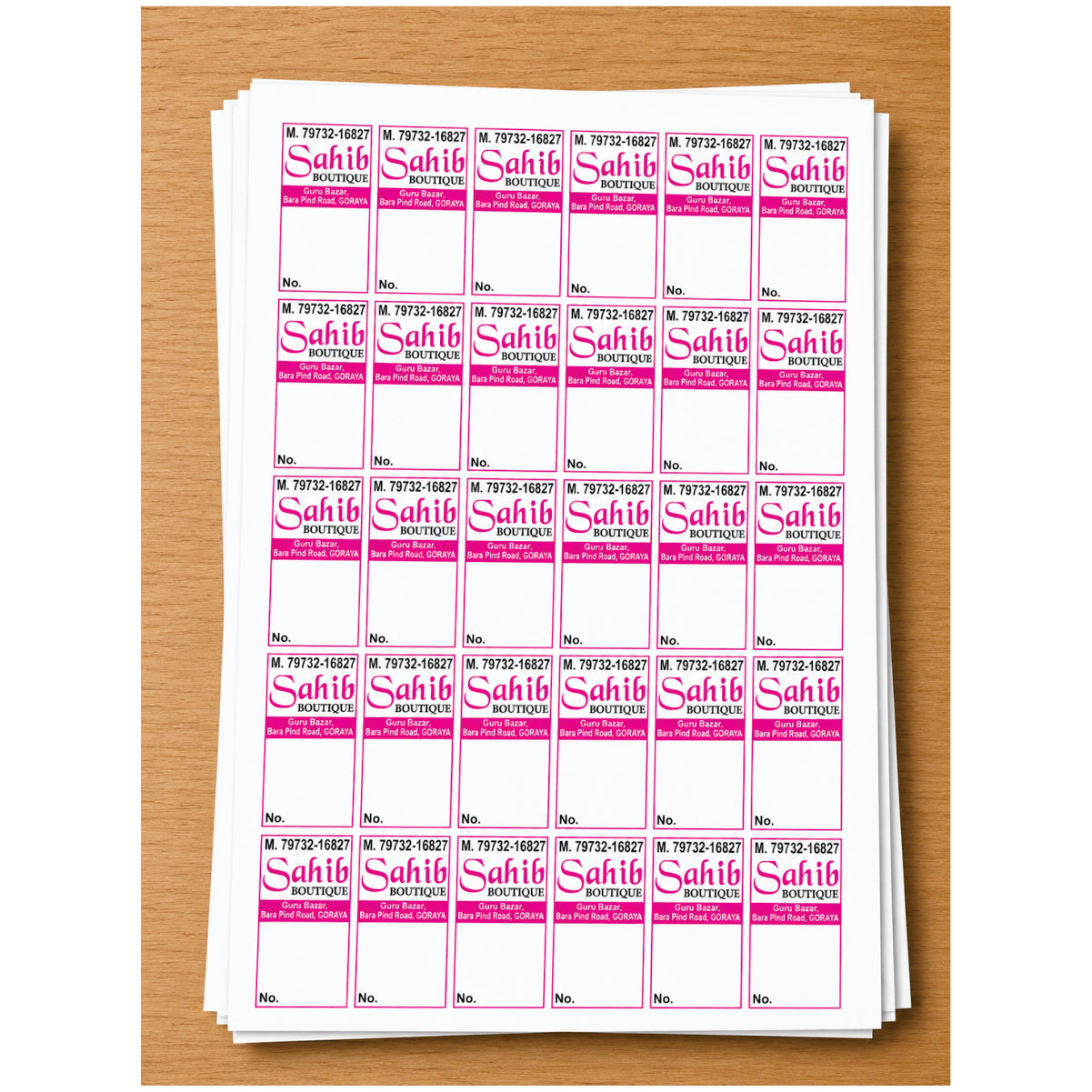 CUSTOM STICKER BOT 07| 100 SHEETS
