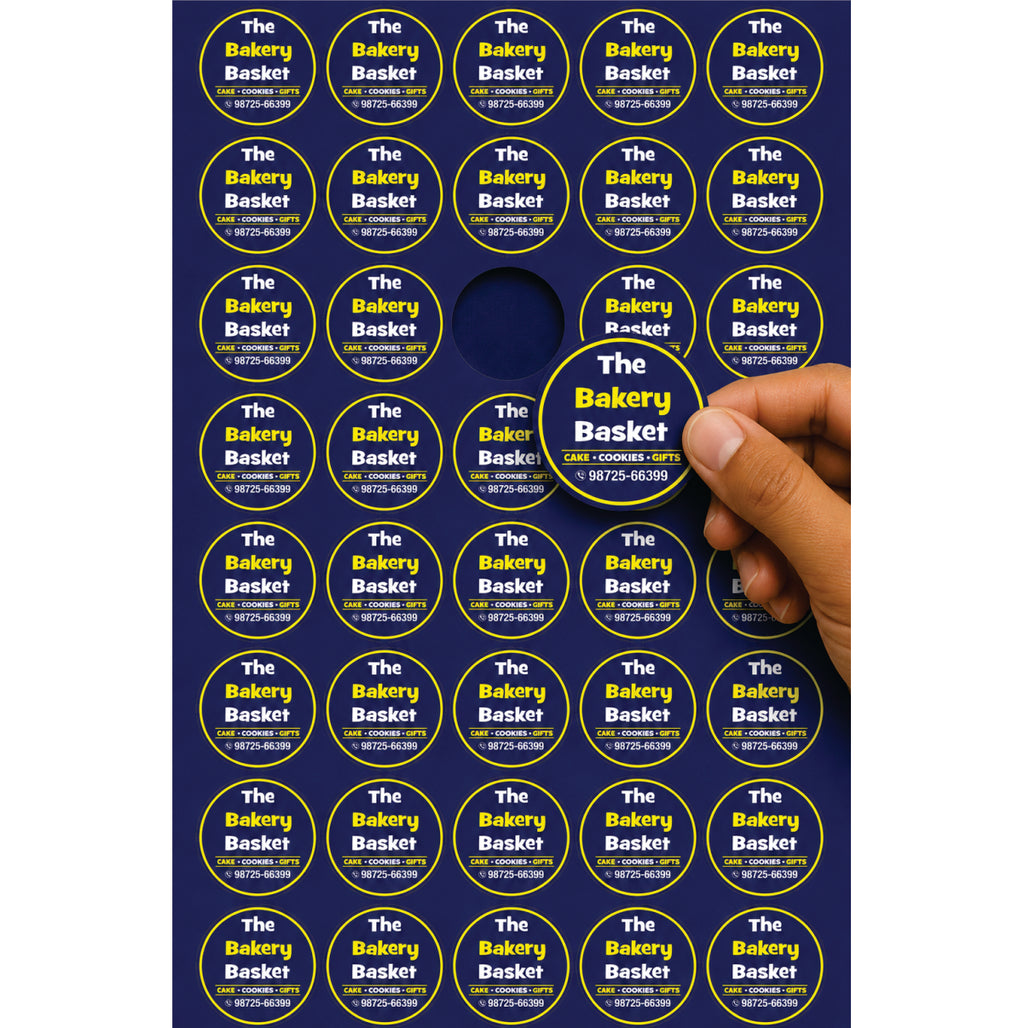 CUSTOM STICKER BK 008 | 100 SHEETS