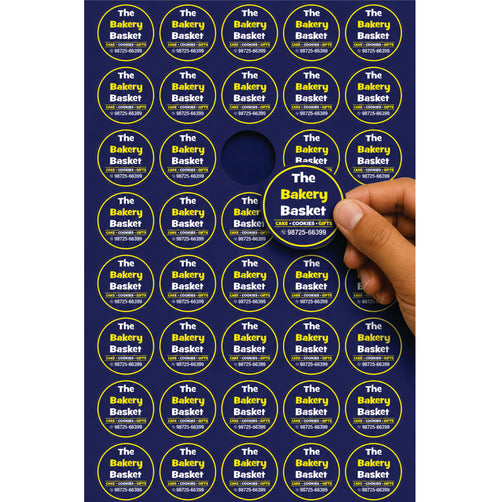 CUSTOM STICKER BK 008 | 100 SHEETS