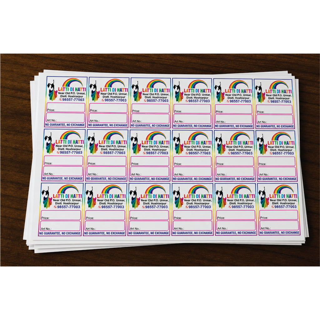CUSTOM STICKER CL 08| 100 SHEETS
