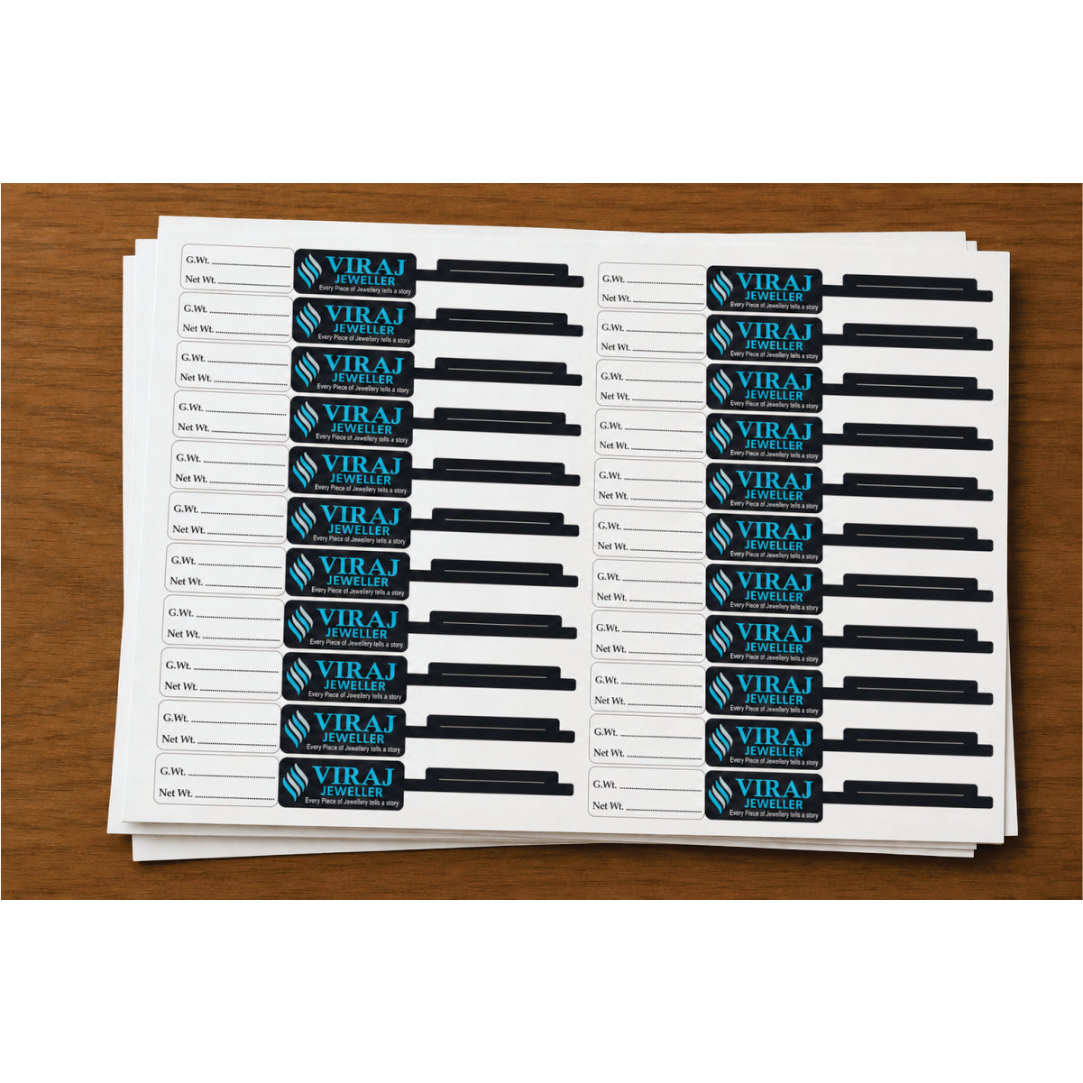 CUSTOM STICKER JE 08 | 100 SHEETS