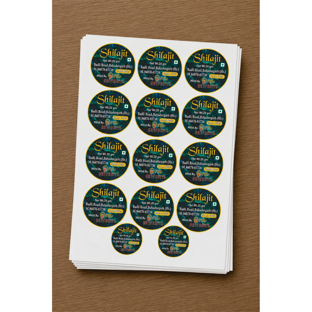 CUSTOM STICKER GR 08| 100 SHEETS