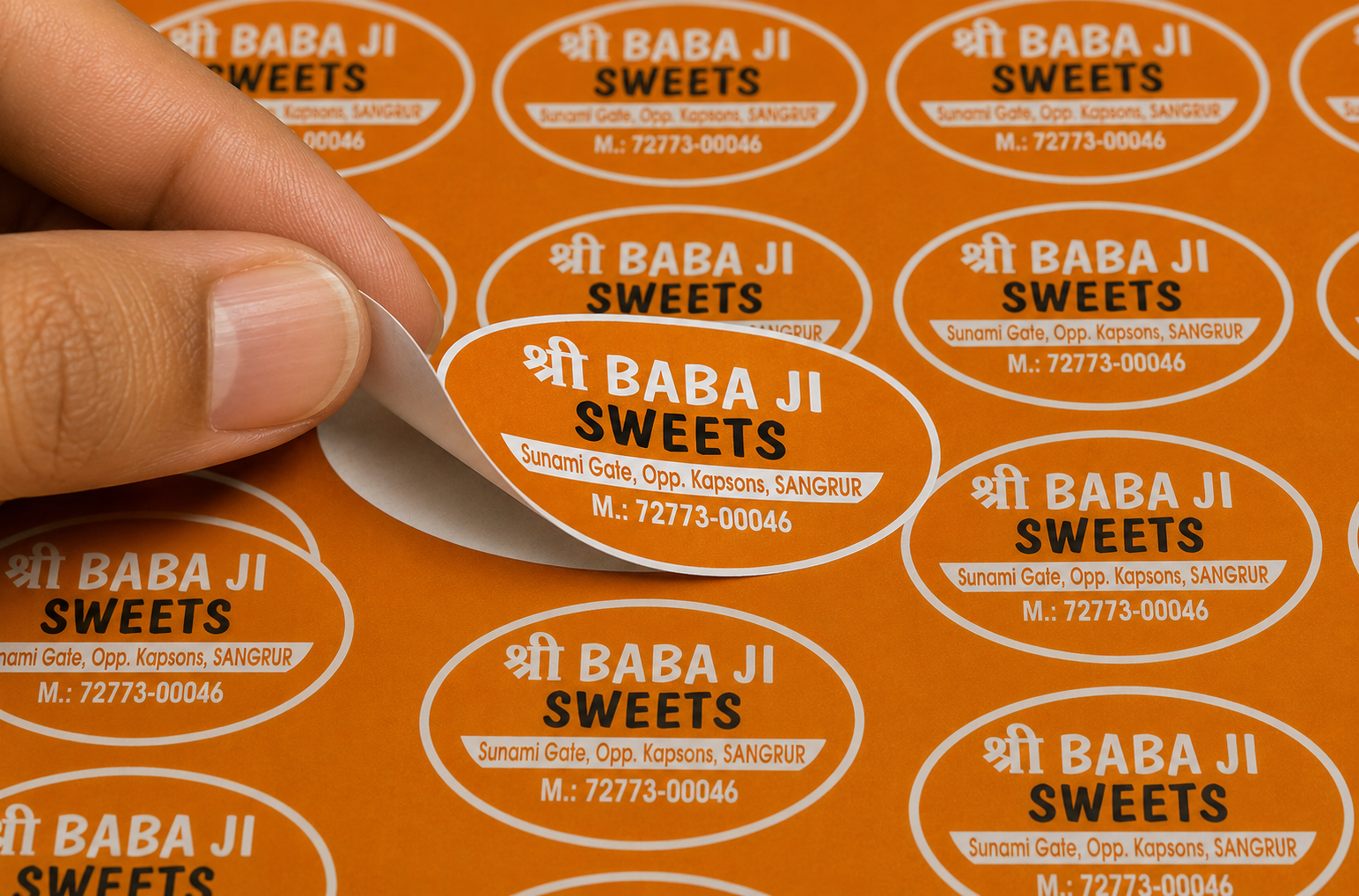 CUSTOM STICKER S 09| 100 SHEETS