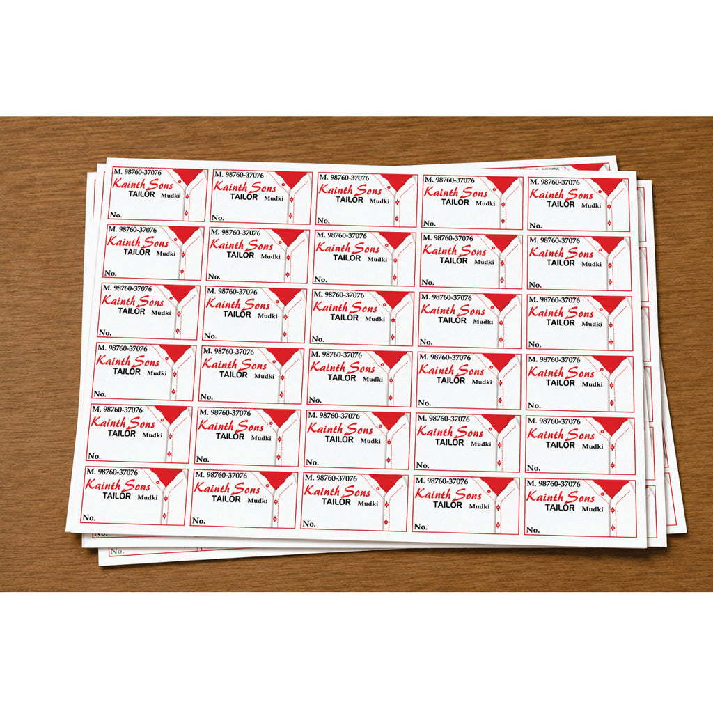 CUSTOM STICKER TA 09| 100 SHEETS