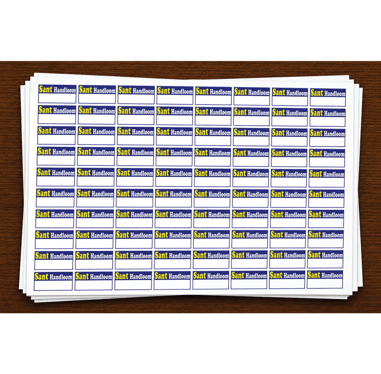 CUSTOM STICKER HA 09| 100 SHEETS