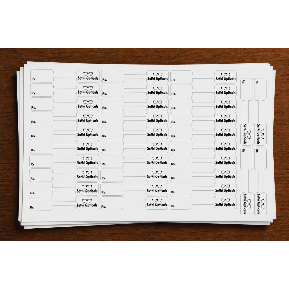 CUSTOM STICKER OP 09 | 100 SHEETS