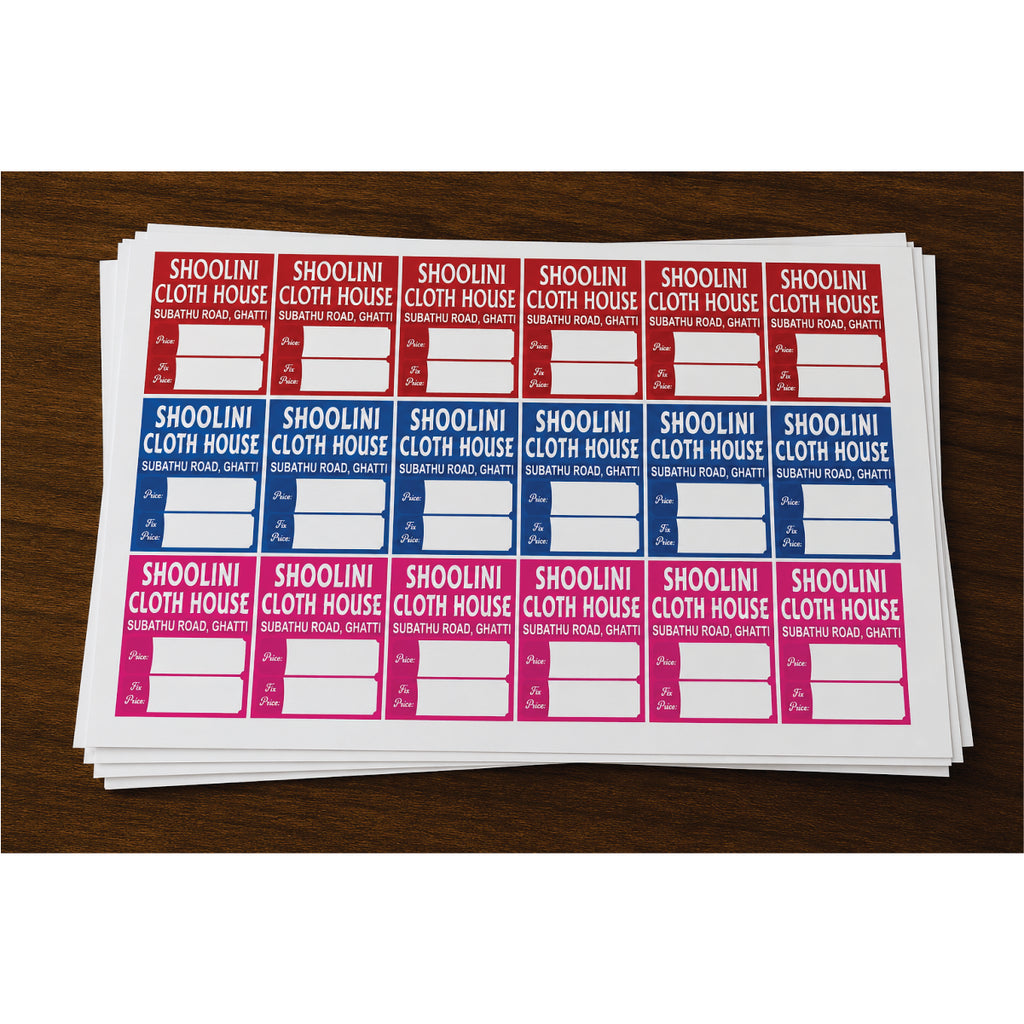 CUSTOM STICKER CL 09| 100 SHEETS