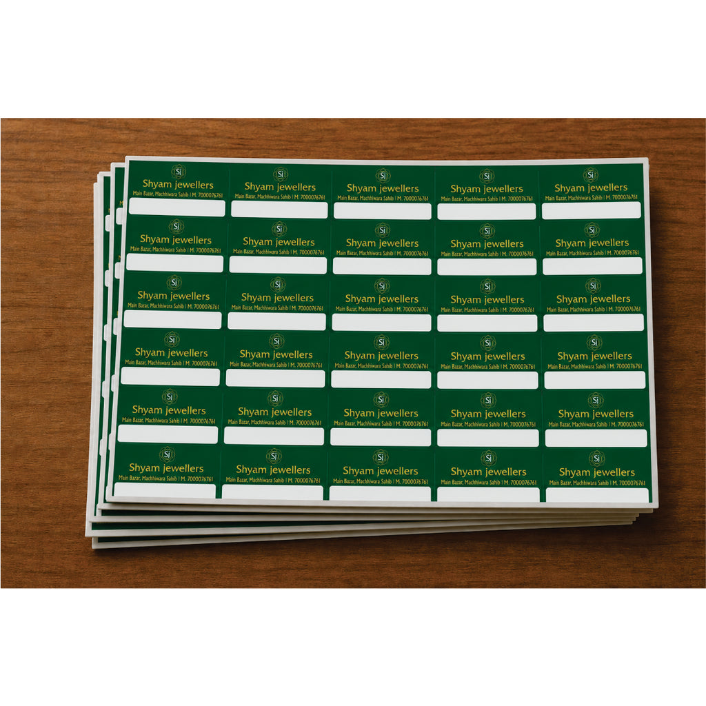 CUSTOM STICKER JE 32 | 100 SHEETS