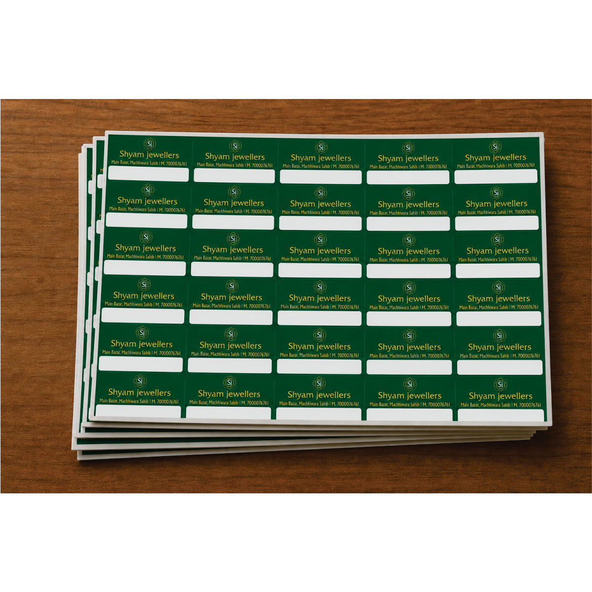 CUSTOM STICKER JE 32 | 100 SHEETS