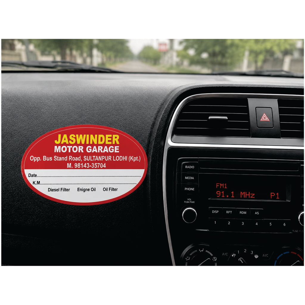 CUSTOM STICKER CR 09| 100 SHEETS