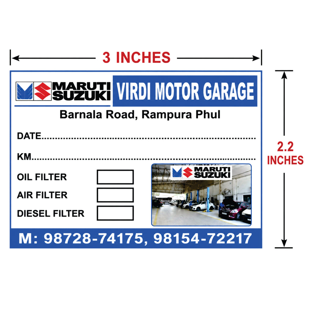 CUSTOM STICKER CR 10| 100 SHEETS
