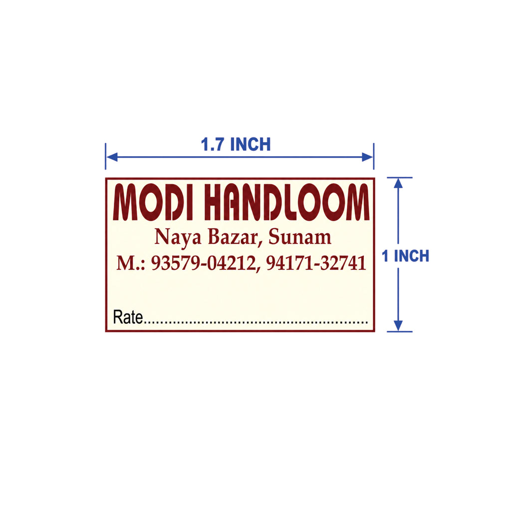 CUSTOM STICKER HA 10| 100 SHEETS