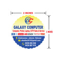 CUSTOM STICKER COM 10| 100 SHEETS