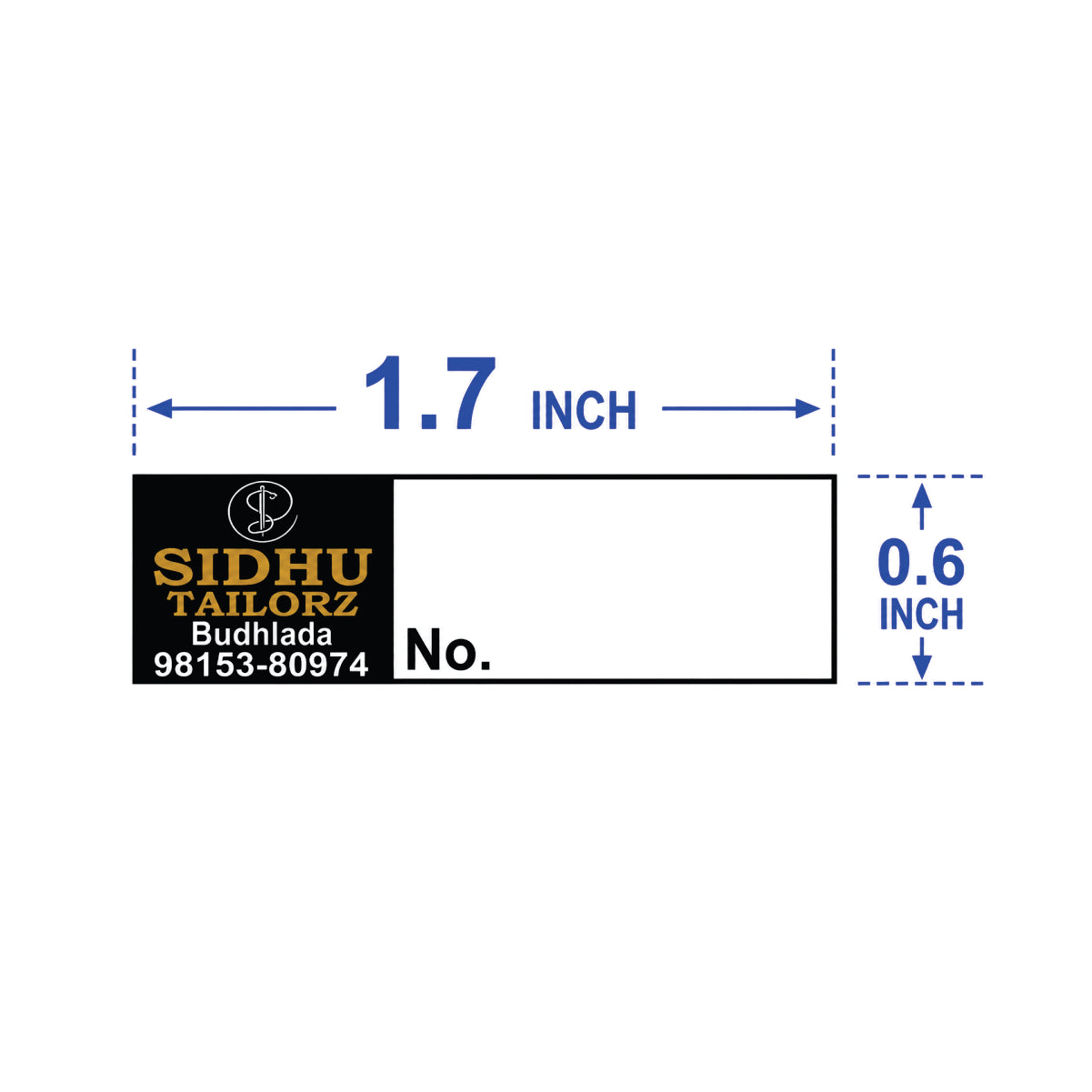 CUSTOM STICKER TA 11| 100 SHEETS
