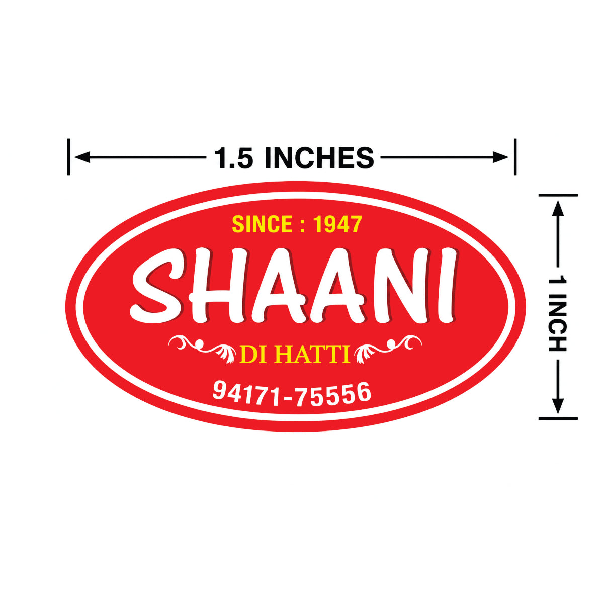CUSTOM STICKER SW 12 | 100 SHEETS
