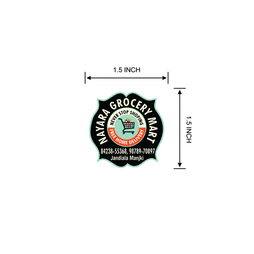 CUSTOM STICKER GR 12| 100 SHEETS
