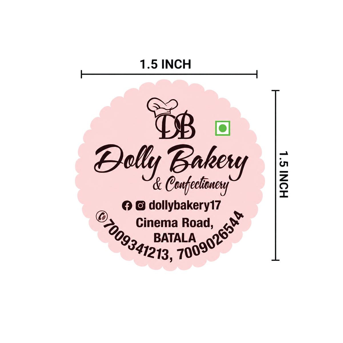 CUSTOM STICKER BK 013 | 100 SHEETS