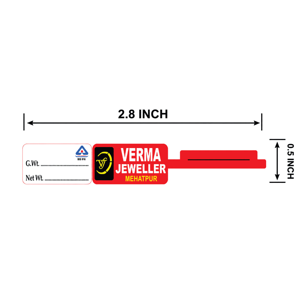 CUSTOM STICKER JE 14 | 100 SHEETS