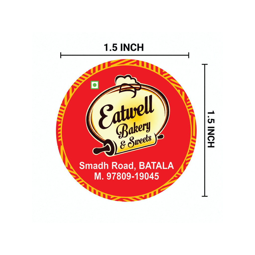 CUSTOM STICKER BK 015 | 100 SHEETS