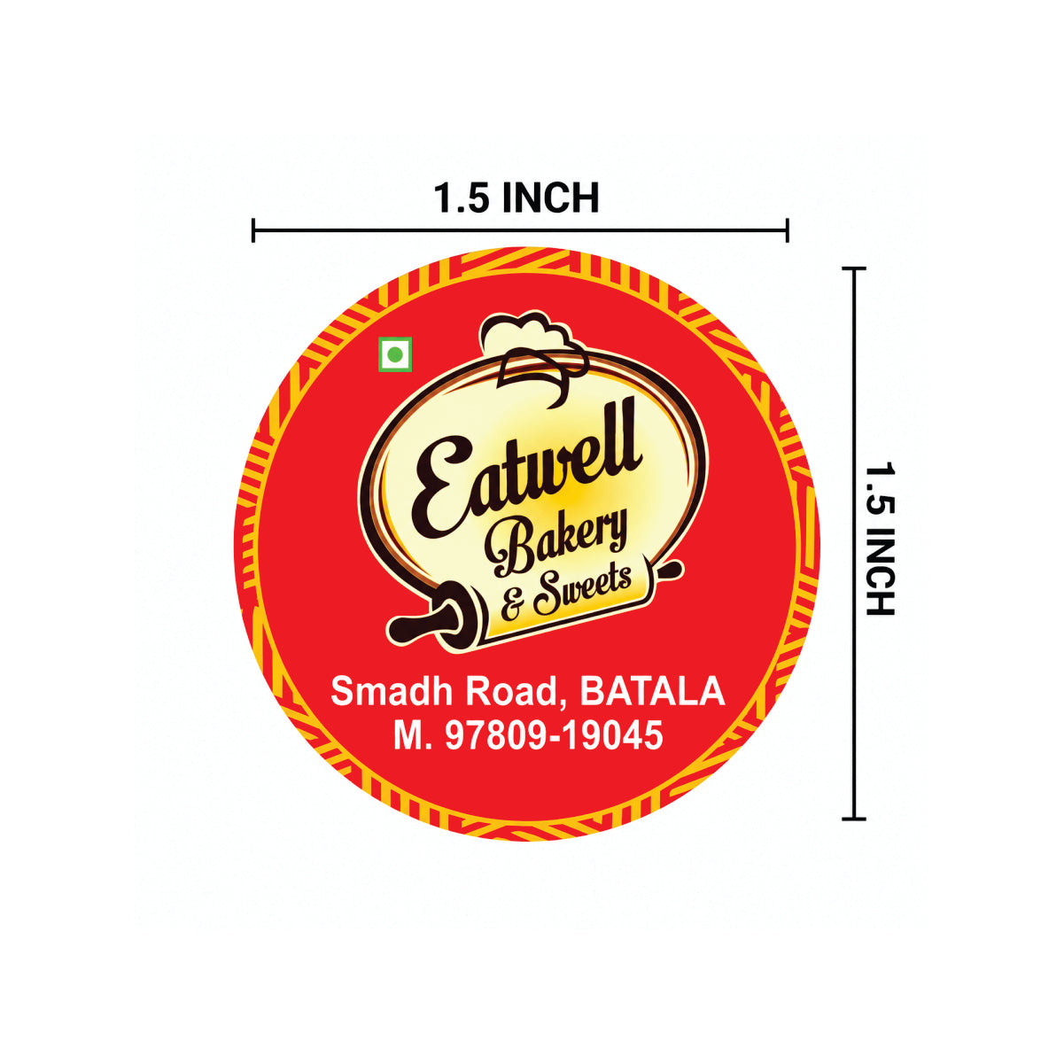CUSTOM STICKER BK 015 | 100 SHEETS