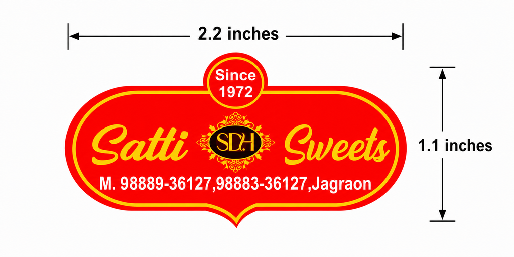 CUSTOM STICKER S 15| 100 SHEETS