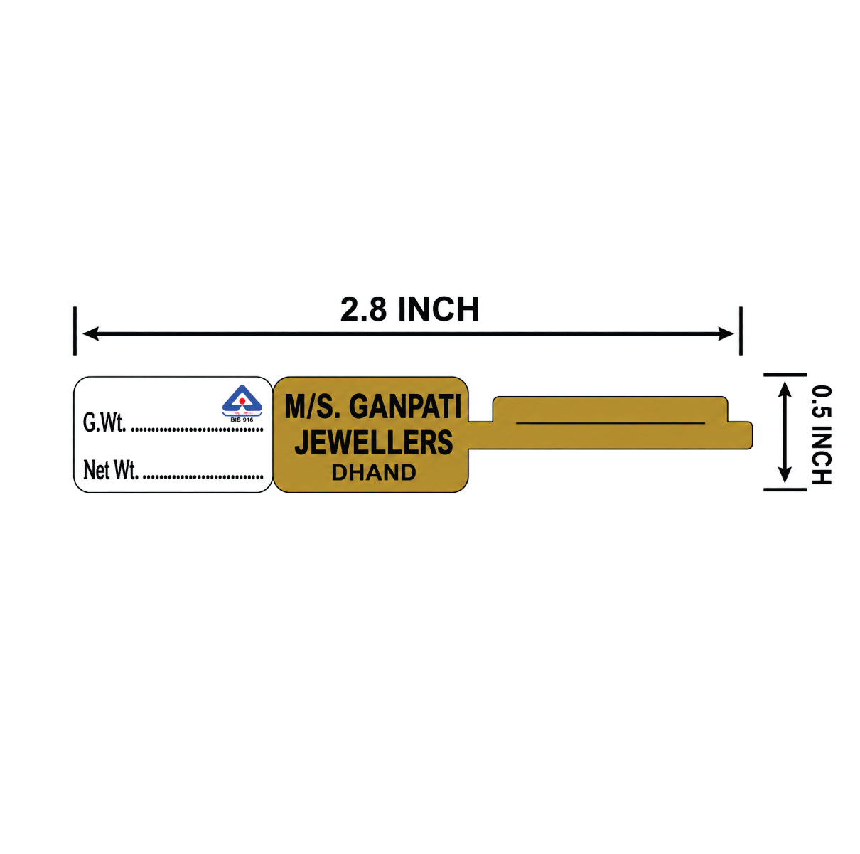 CUSTOM STICKER JE 15 | 100 SHEETS