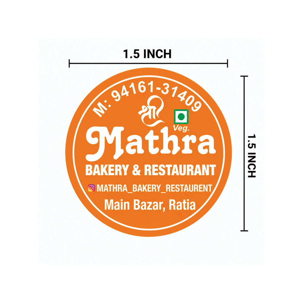 CUSTOM STICKER BK 016 | 100 SHEETS