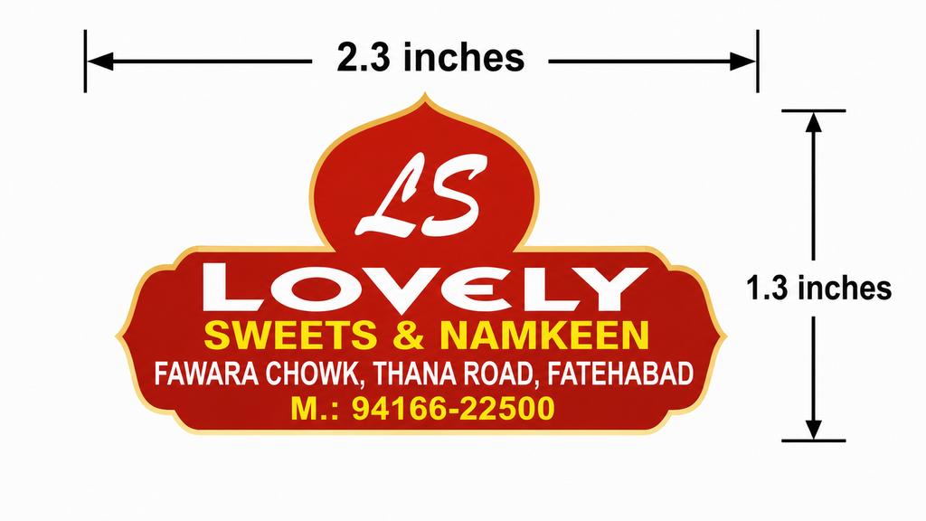 CUSTOM STICKER S 16| 100 SHEETS