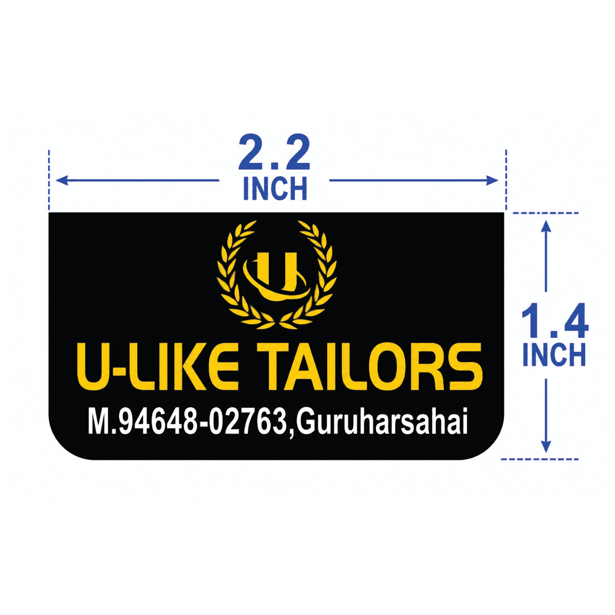 CUSTOM STICKER TA 16| 100 SHEETS