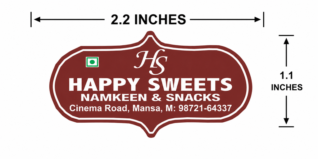 CUSTOM STICKER S 17| 100 SHEETS