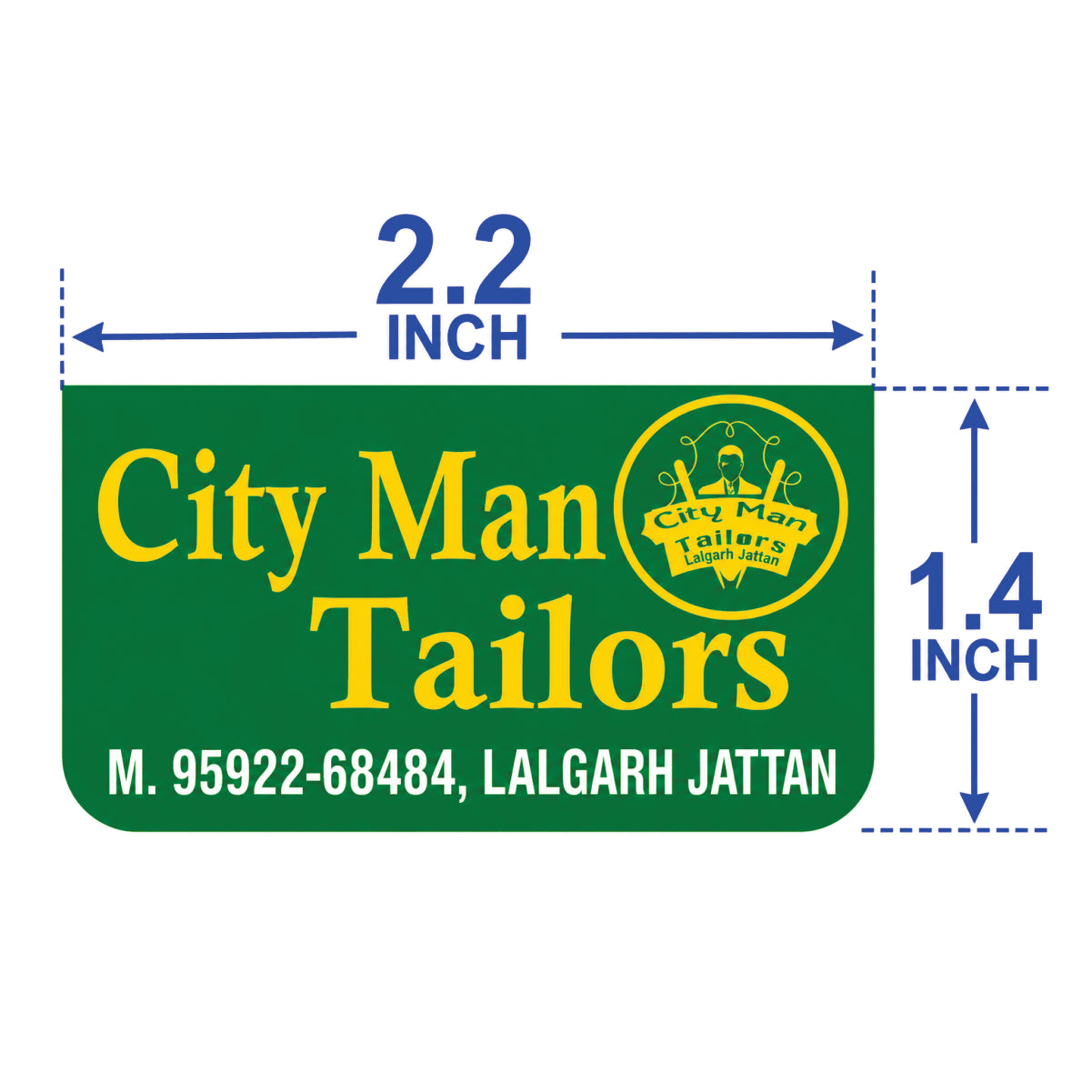 CUSTOM STICKER TA 18| 100 SHEETS