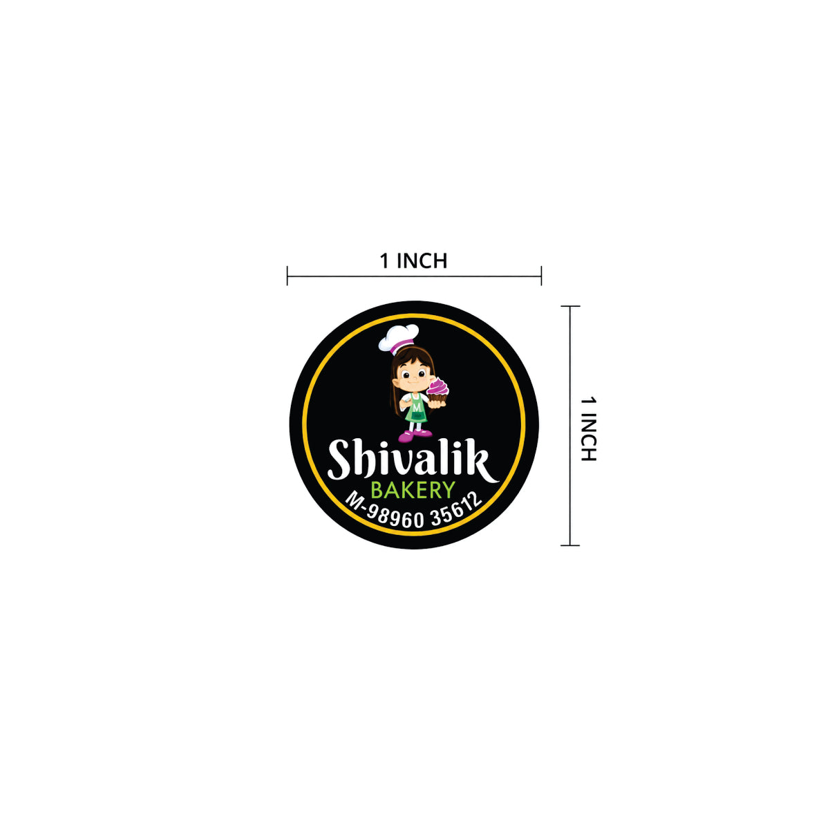 CUSTOM STICKER BK 001 | 100 SHEETS
