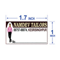 CUSTOM STICKER TA 01| 100 SHEETS