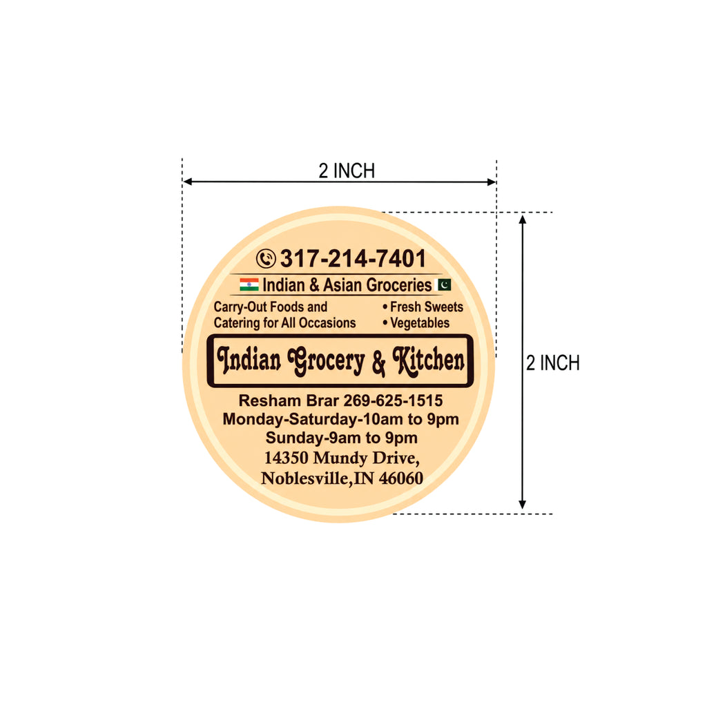 CUSTOM STICKER GR 01| 100 SHEETS