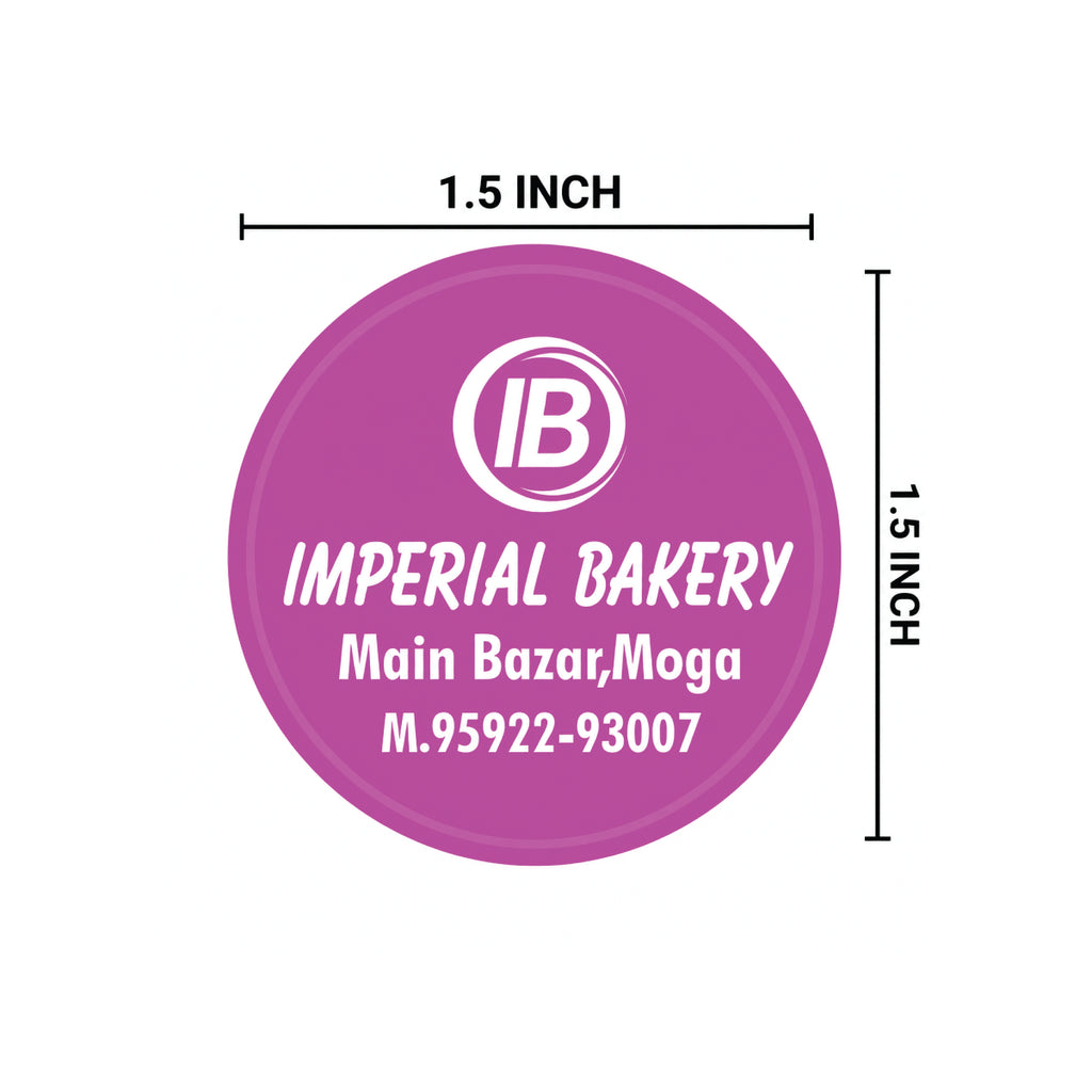 CUSTOM STICKER BK 20 | 100 SHEETS