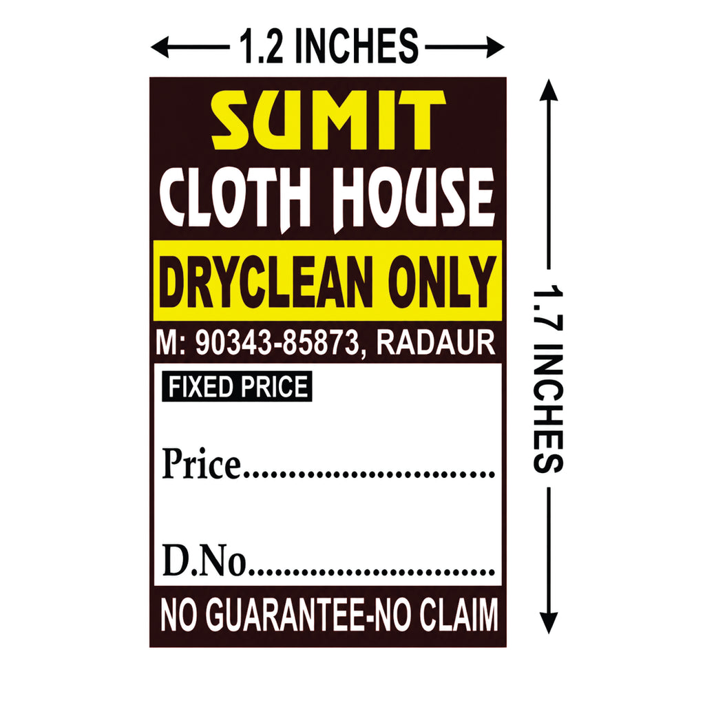 CUSTOM STICKER CL 20| 100 SHEETS