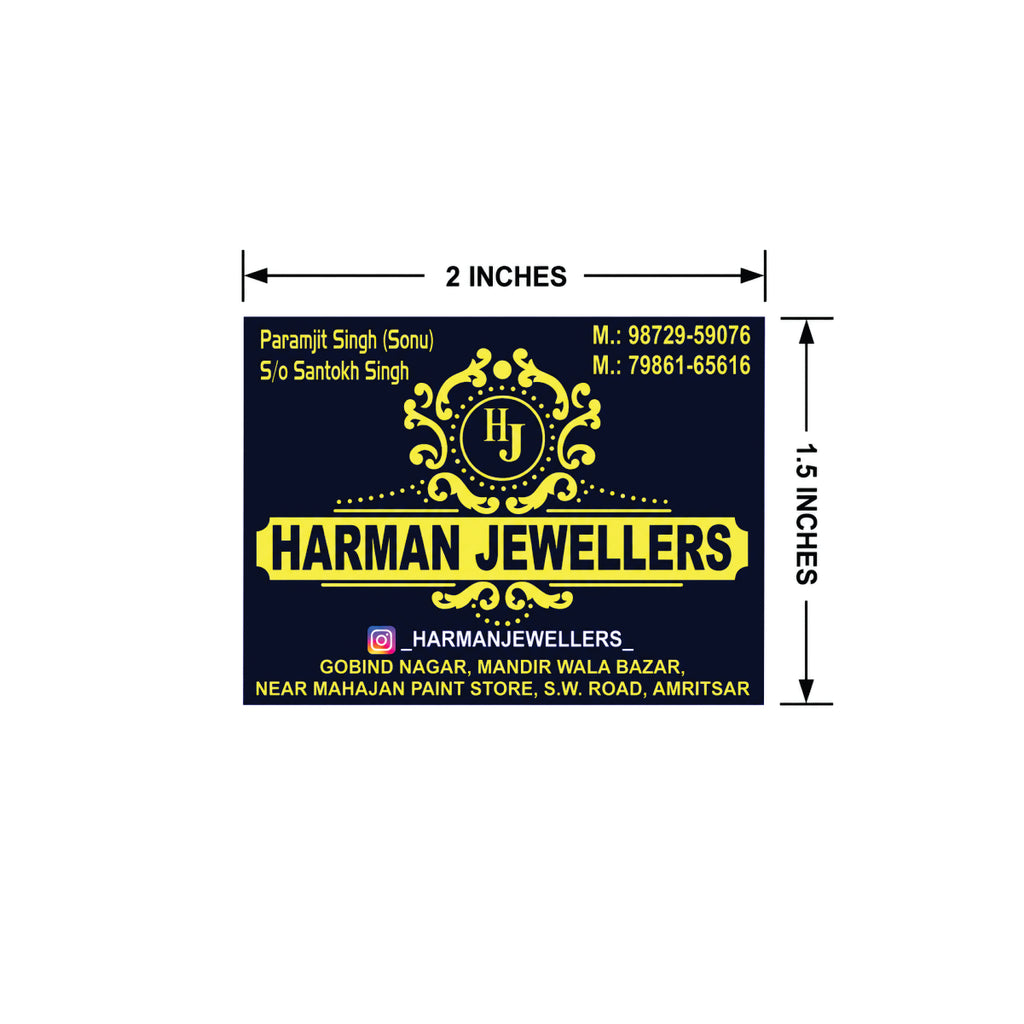 CUSTOM STICKER JE 21 | 100 SHEETS