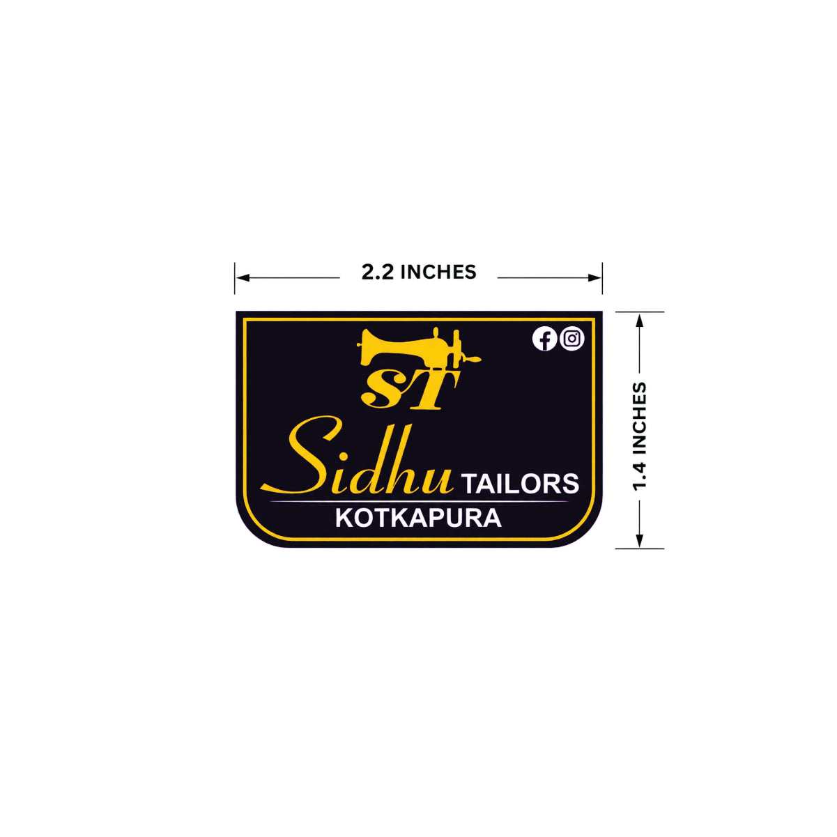 CUSTOM STICKER TA 21| 100 SHEETS