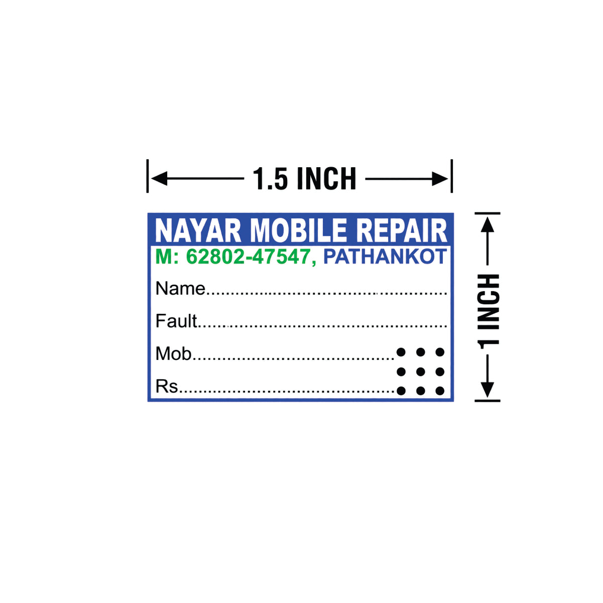 CUSTOM STICKER MO 22| 100 SHEETS