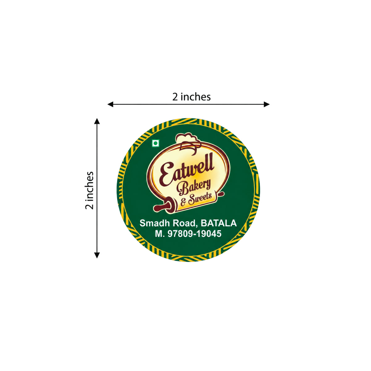 CUSTOM STICKER BK 23 | 100 SHEETS