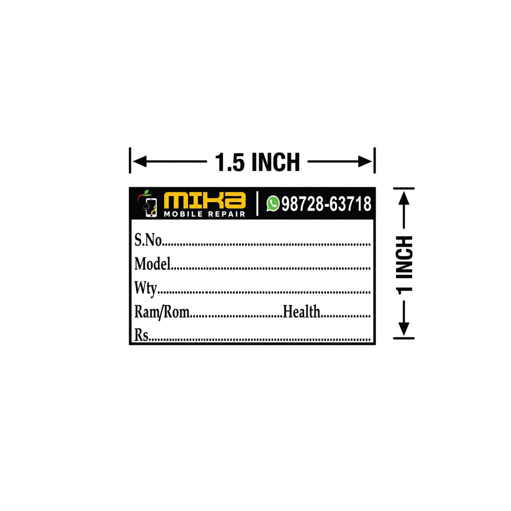 CUSTOM STICKER MO 23| 100 SHEETS