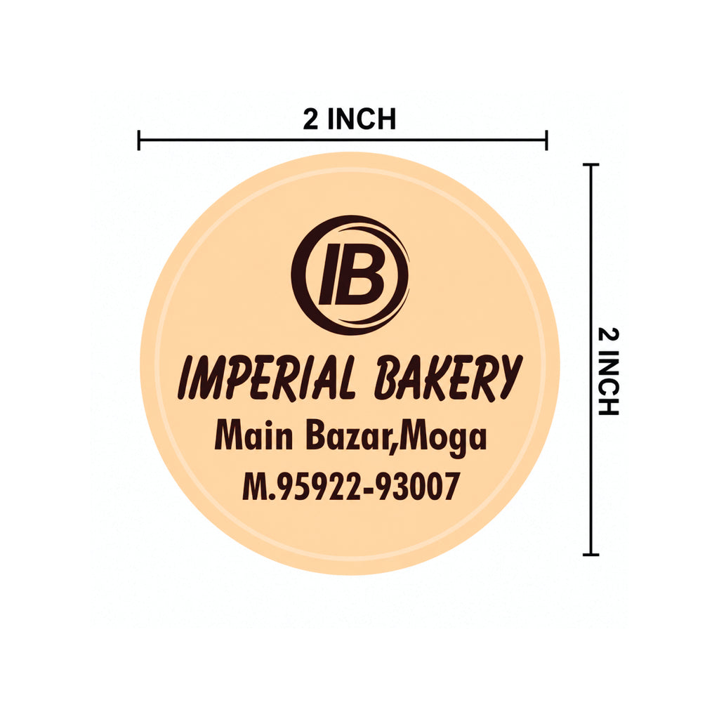 CUSTOM STICKER BK 25 | 100 SHEETS