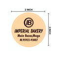 CUSTOM STICKER BK 25 | 100 SHEETS